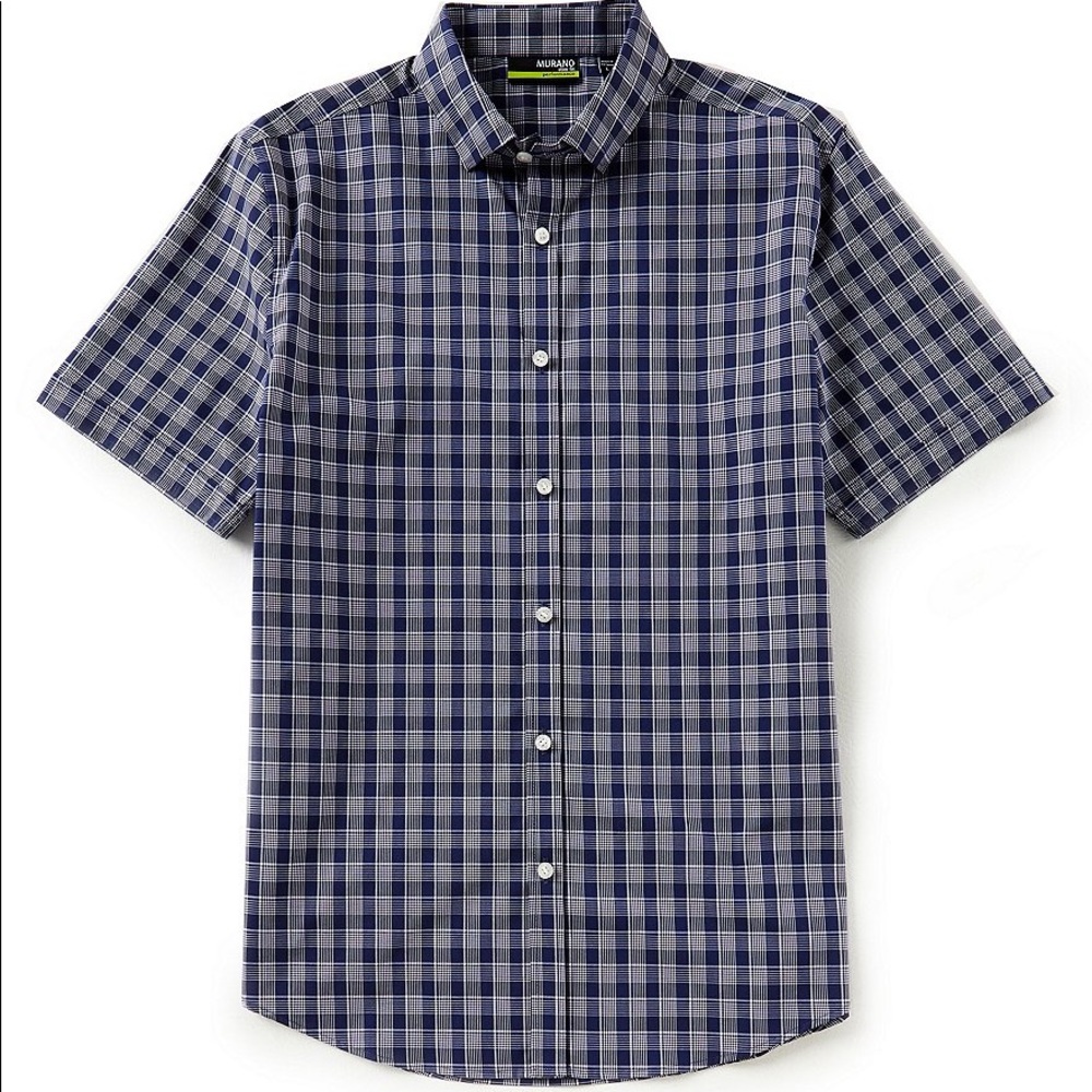 NEW Murano Slim-Fit Performance Dobby Woven Shirt
